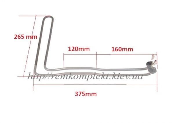 Тен для посудомийних машин ARISTON INDESIT 2000W C00105284
